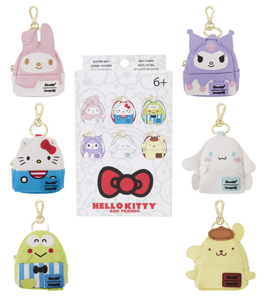 Loungefly Sanrio Hello Kitty & Friends Cosplay Mystery Mini Backpack Keychain Charm 