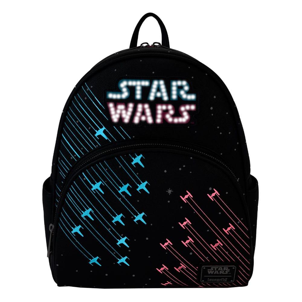 Produktbild Loungefly Star Wars by Loungefly Rucksack Mini Neon 70s 8 von 8