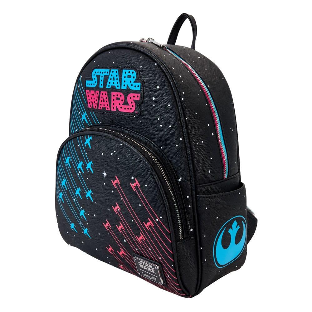 Produktbild Loungefly Star Wars by Loungefly Rucksack Mini Neon 70s 5 von 8