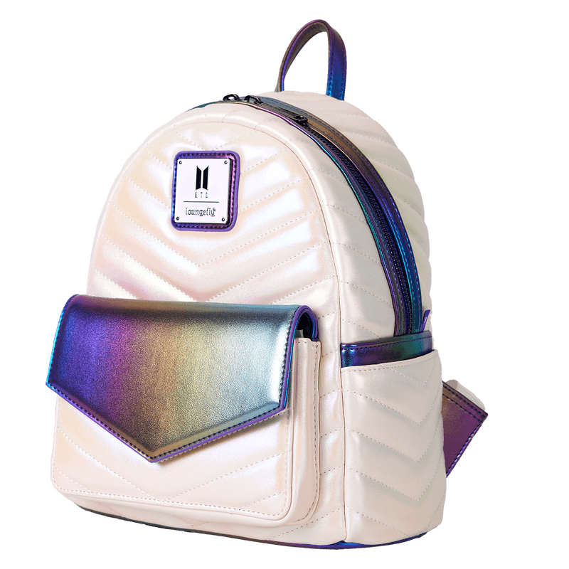 Produktbild Loungefly BTS Iridescent Quilted Mini Backpack 5 von 5