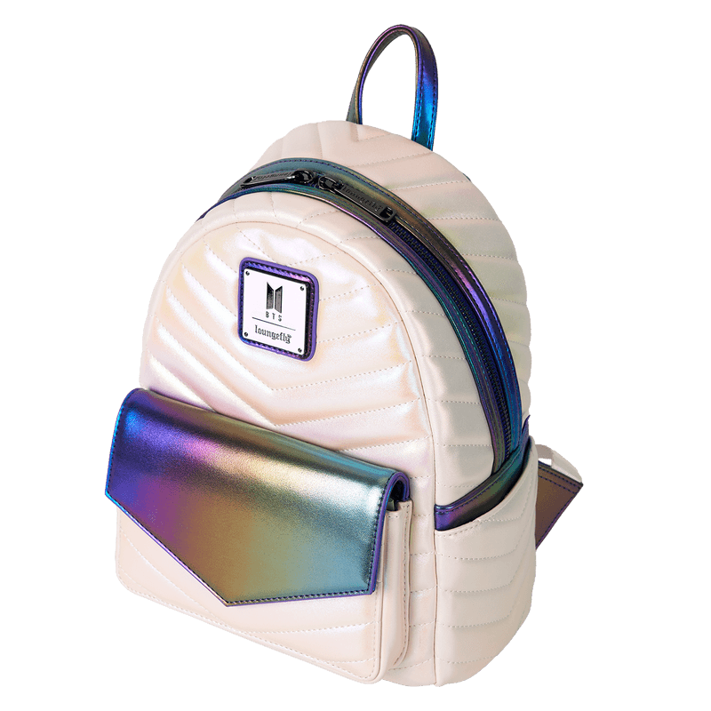 Produktbild Loungefly BTS Iridescent Quilted Mini Backpack 4 von 5