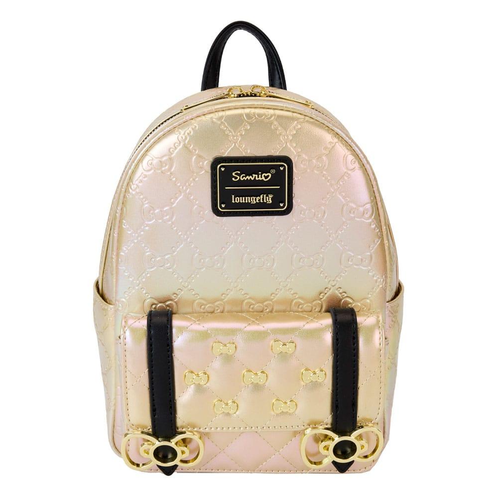 Loungefly Hello Kitty 50th Anniversary by Loungefly Mini Rucksack Metallic Gold
