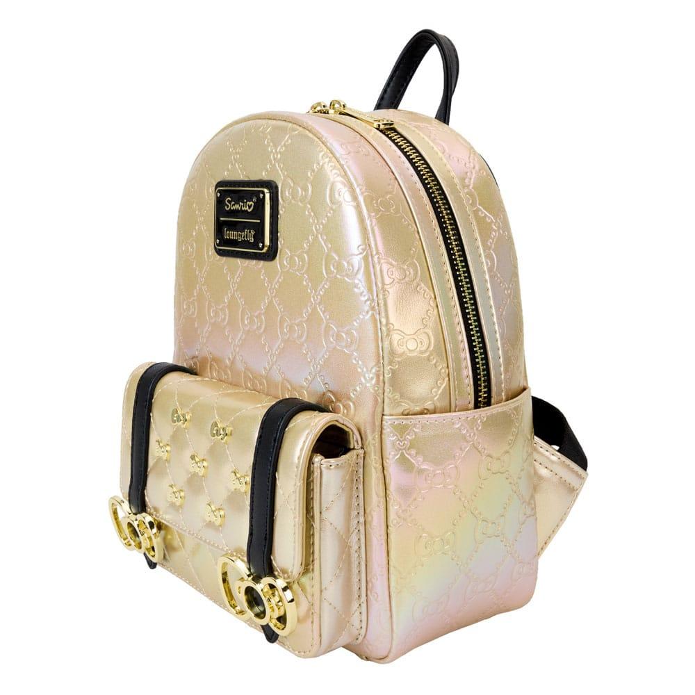 Produktbild Loungefly Hello Kitty 50th Anniversary by Loungefly Mini Rucksack Metallic Gold 4 von 5