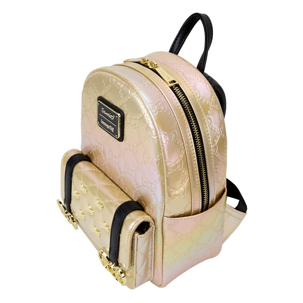 Produktbild Loungefly Hello Kitty 50th Anniversary by Loungefly Mini Rucksack Metallic Gold 2 von 5