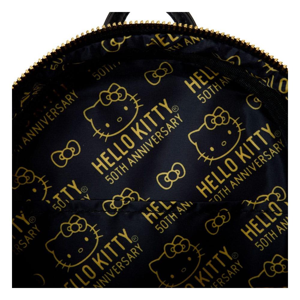 Produktbild Loungefly Hello Kitty 50th Anniversary by Loungefly Mini Rucksack Metallic Gold 3 von 5