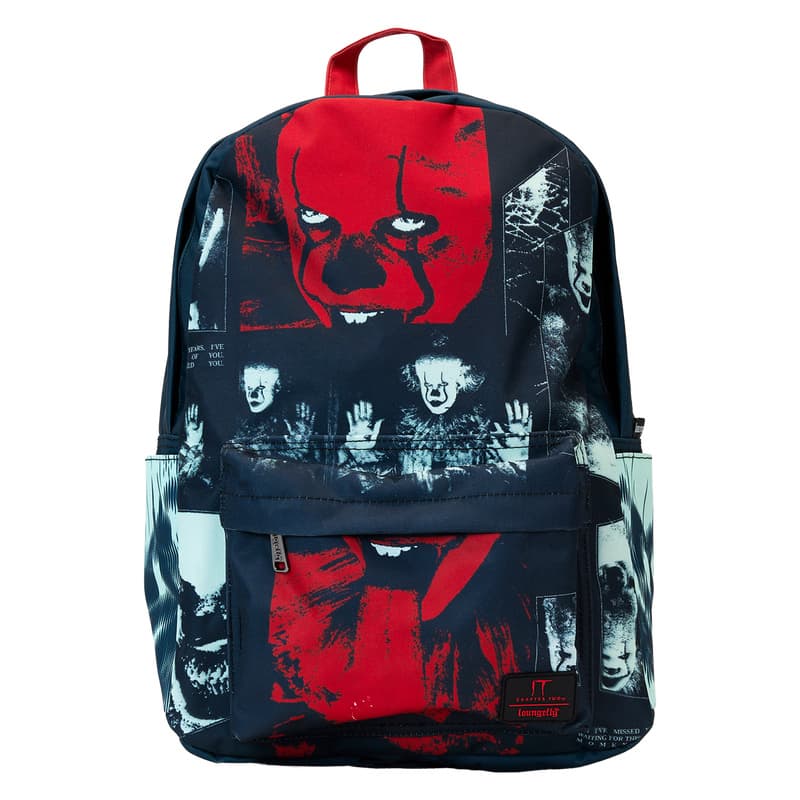 Loungefly - IT - I Heart Horror It Pennywise Glow Nylon Full-Size Backpack