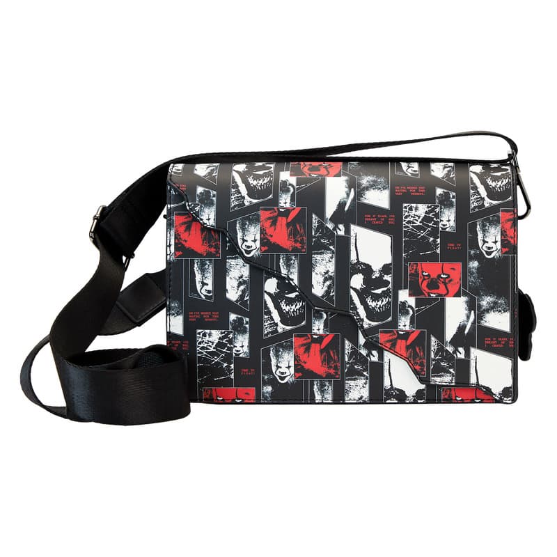 Loungefly IT I Heart Horror It Pennywise Glow Crossbody Bag
