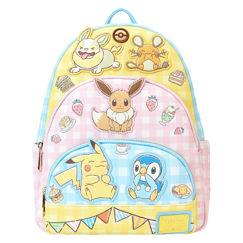 Loungefly Pokémon Café Triple Pocket Mini Backpack