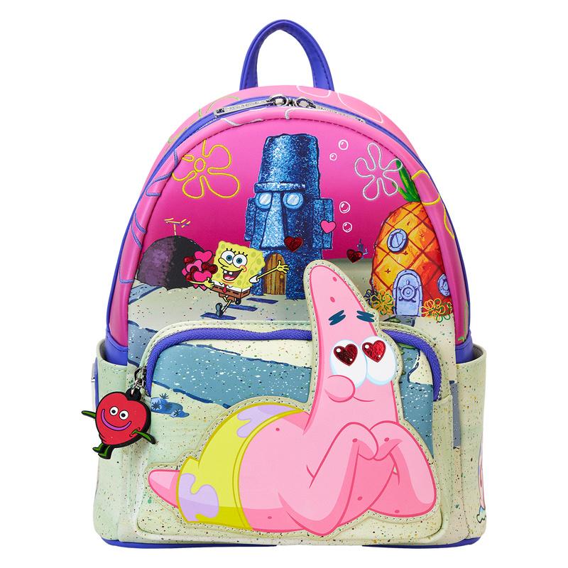 Loungefly Nickelodeon SpongeBob SquarePants&Patrick Star Hearts Mini Backpack