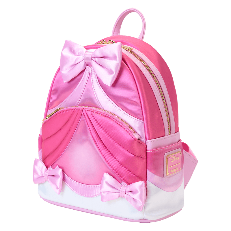 Produktbild Loungefly Disney Cinderella 75th Anniversary Pink Bow Gown Cosplay Mini Backpack 6 von 6