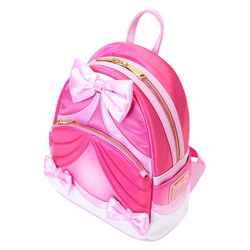 Produktbild Loungefly Disney Cinderella 75th Anniversary Pink Bow Gown Cosplay Mini Backpack 5 von 6