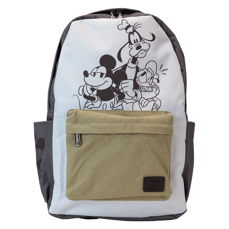 Loungefly Disney Mickey & Friends Canvas Nylon Full-Size Backpack 