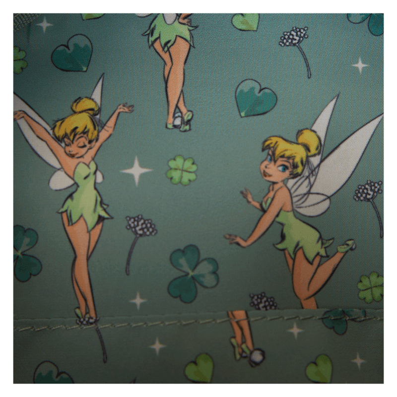 Produktbild Loungefly Disney Peter Pan Tinker Bell Clover All-Over Print Tote Bag With Coin Bag 2 von 11