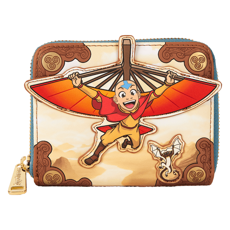Loungefly Avatar: The Last Airbender Aang Glider Staff Zip Around Wallet