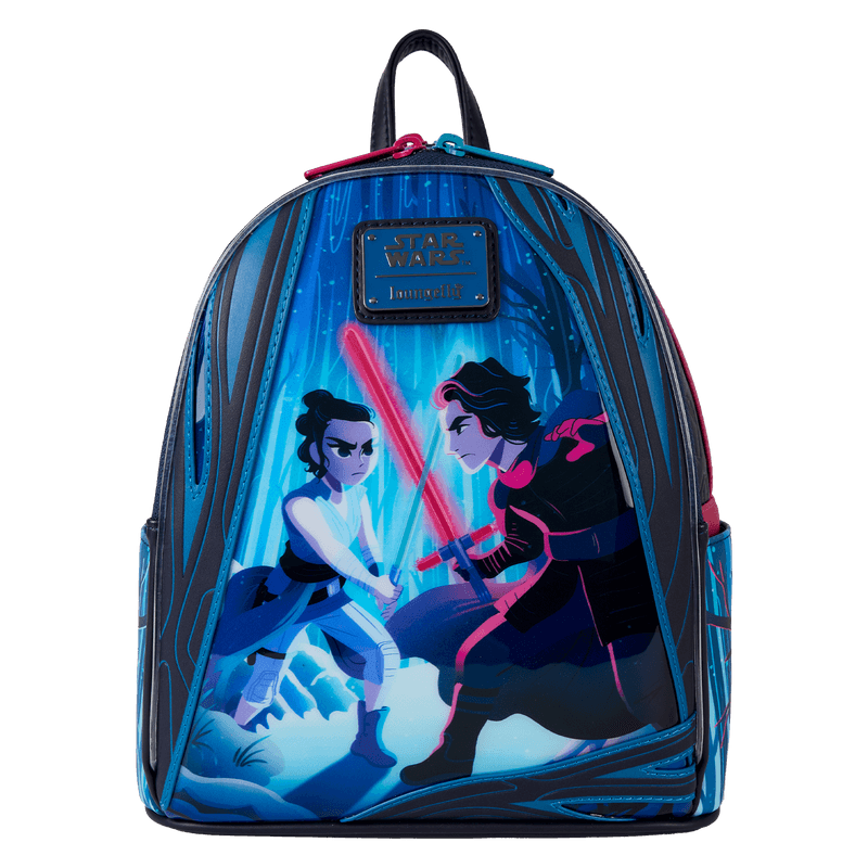 Loungefly Star Wars: The Force Awakens Rey & Kylo Ren Light Up Mini Backpack