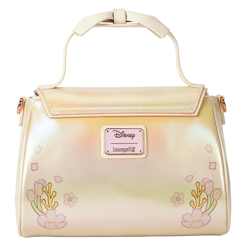 Produktbild Loungefly Disney Stitch & Angel Cherry Blossom Bow Handle Crossbody Bag 5 von 7