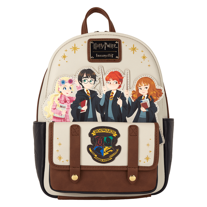 Loungefly Harry Potter Hogwarts Flap Pocket Mini Backpack