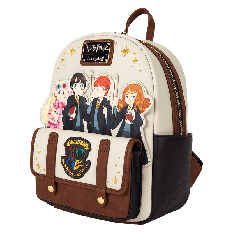 Produktbild Loungefly Harry Potter Hogwarts Flap Pocket Mini Backpack 2 von 2