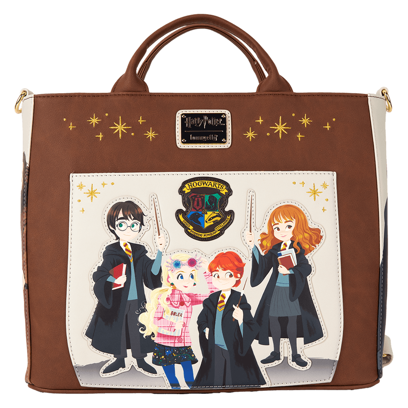 Loungefly Harry Potter Hogwarts Convertible Backpack & Tote Bag
