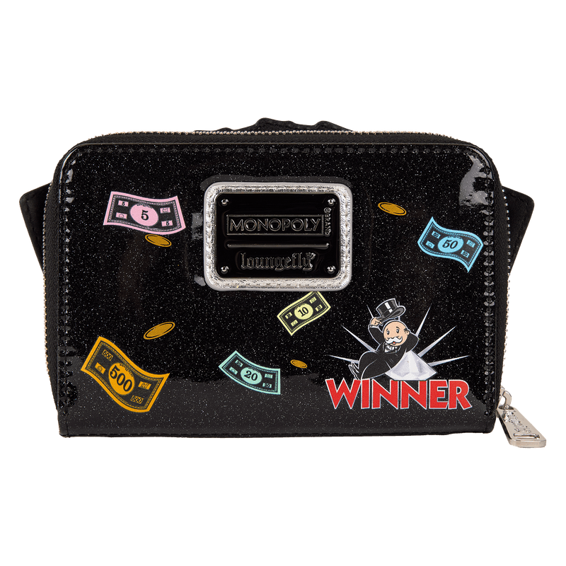 Produktbild Loungefly Monopoly 90th Anniversary Money Glitter Zip Around Wallet 2 von 3