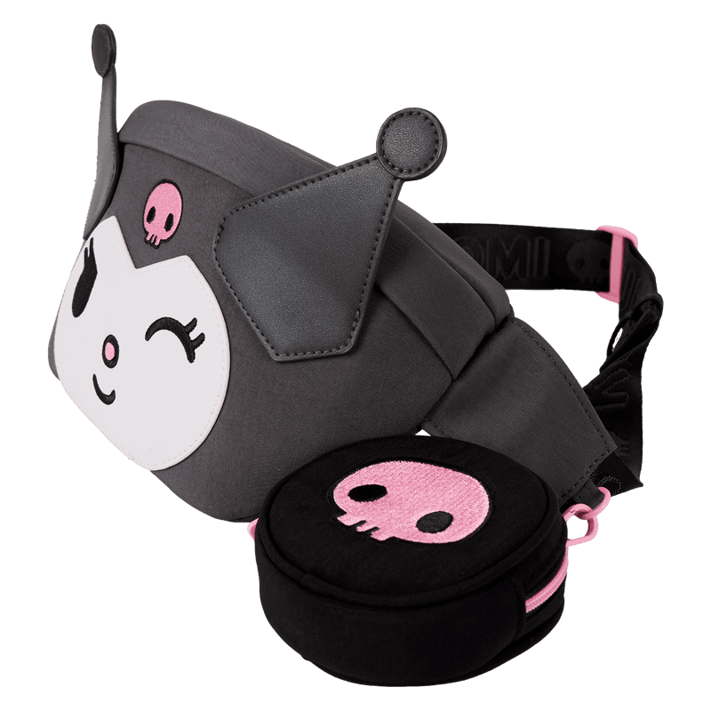 Produktbild Loungefly Sanrio Kuromi Cosplay Convertible Nylon Belt Bag with Coin Bag 4 von 4