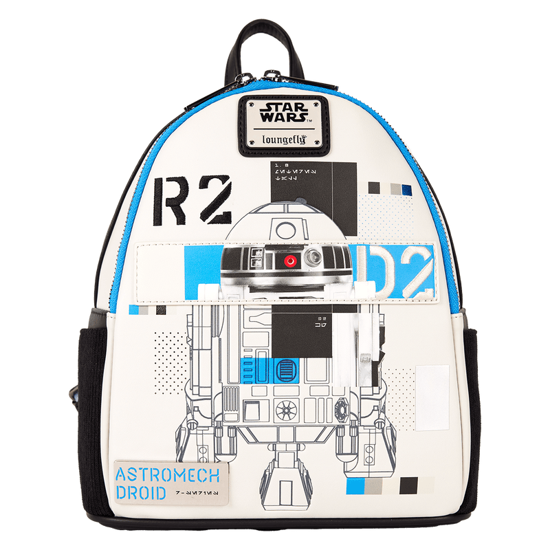 Loungefly Star Wars: The Power of the Force R2-D2 Astromech Droid Light Up Mini Backpack