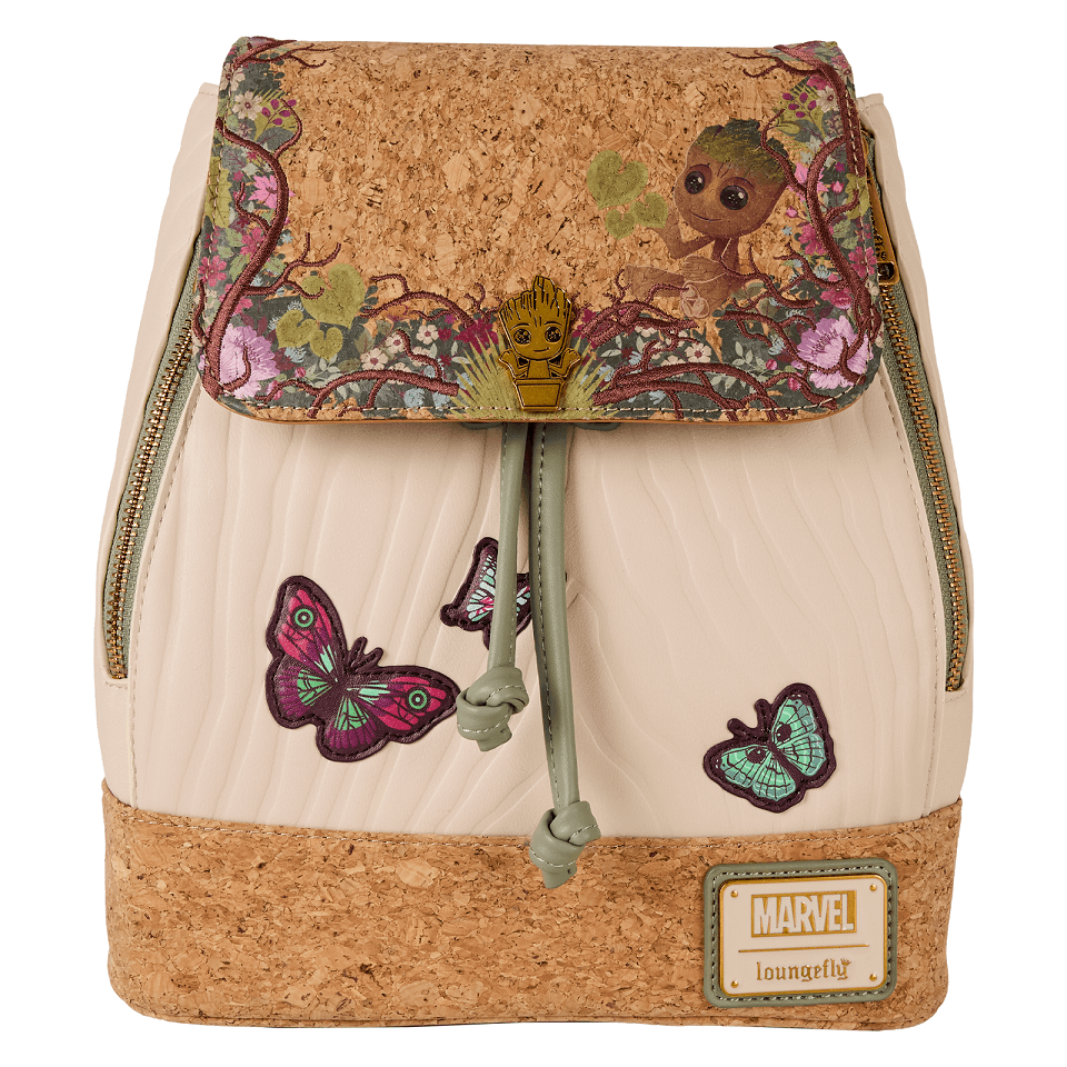 Marvel Guardians of the Galaxy Floral Groot Drawstring Mini Backpack