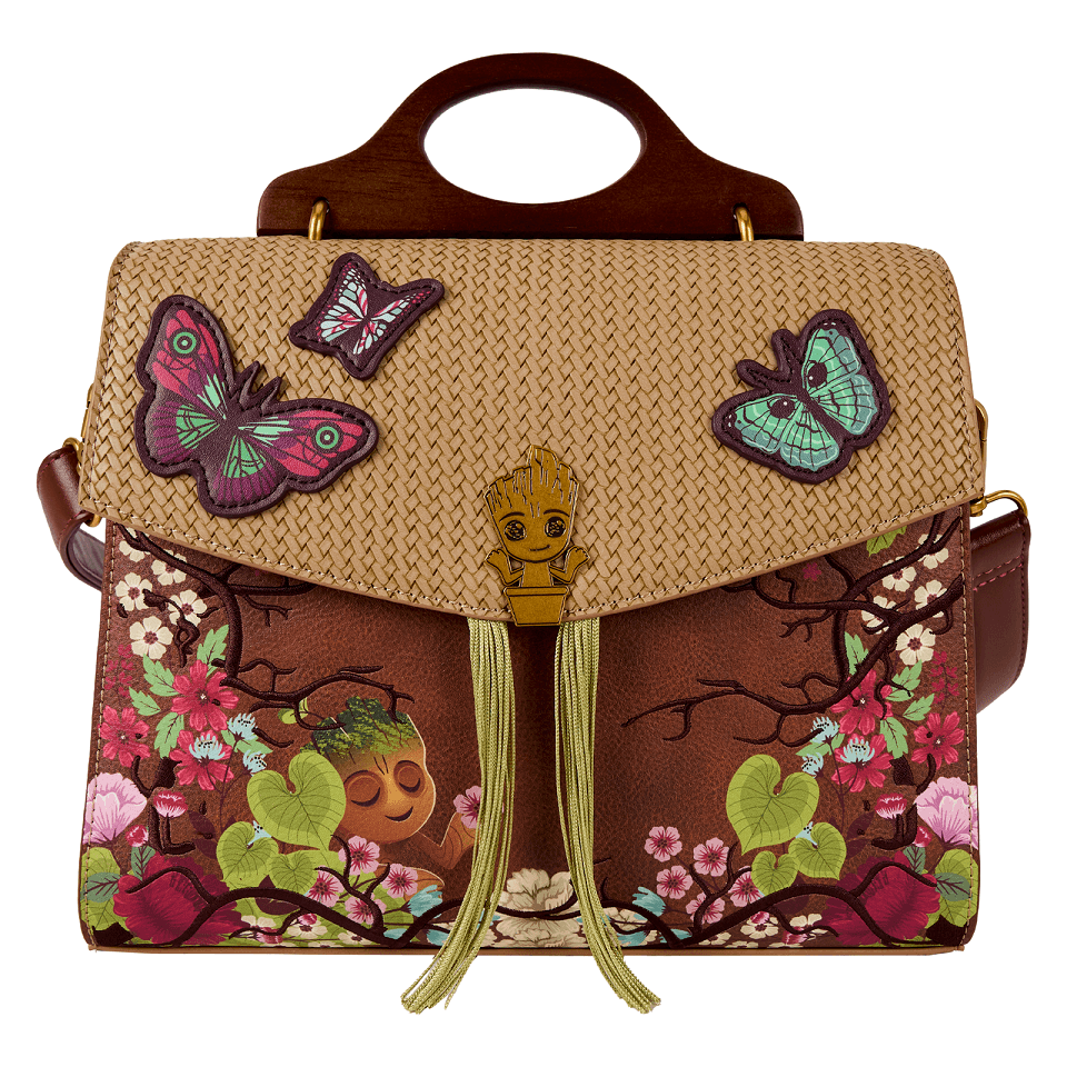 Marvel Guardians of the Galaxy Floral Groot Crossbody Bag