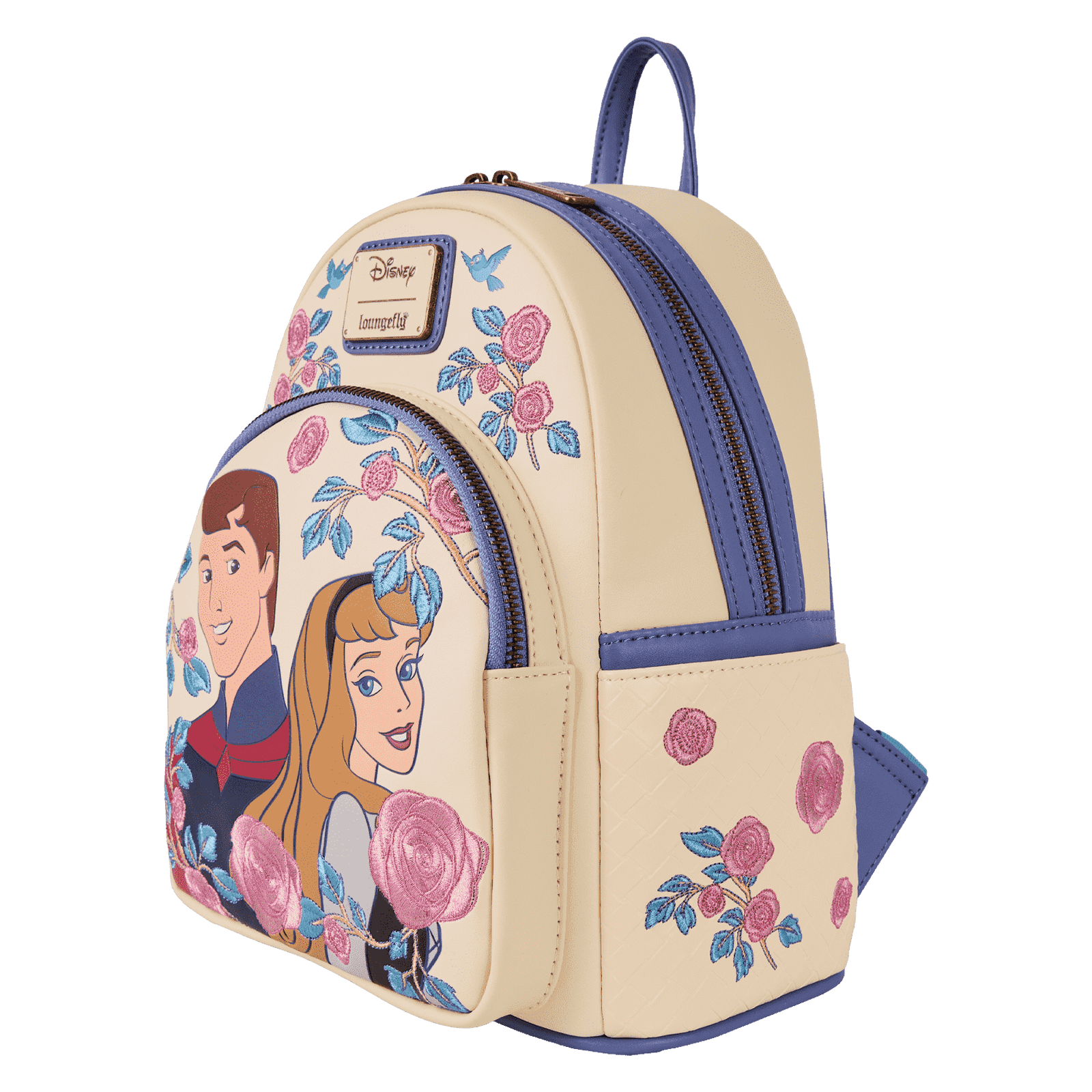 Produktbild Loungefly Sleeping Beauty Princess Aurora & Prince Phillip Floral Mini Backpack 3 von 3