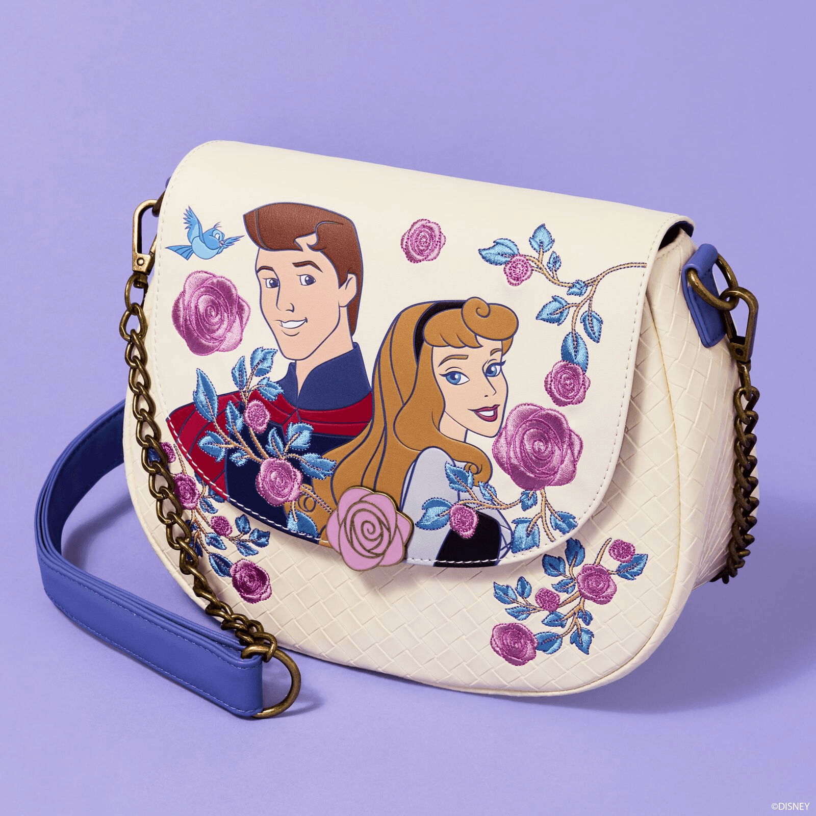 Produktbild Loungefly Disney Sleeping Beauty Princess Aurora & Prince Phillip Floral Crossbody Bag 2 von 2