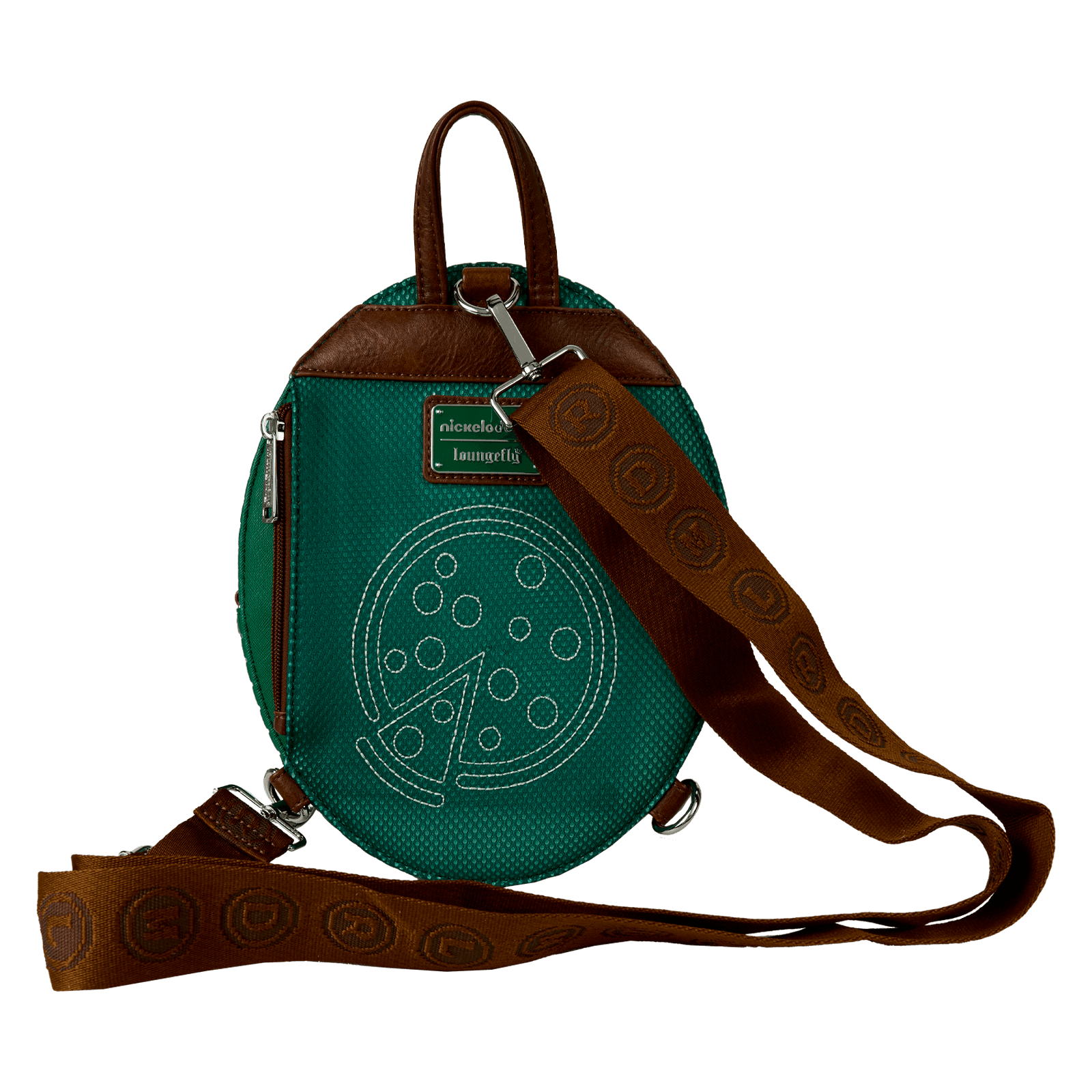 Produktbild Loungefly Teenage Mutant Ninja Turtles Figural Shell Convertible Mini Backpack & Crossbody Bag 3 von 5