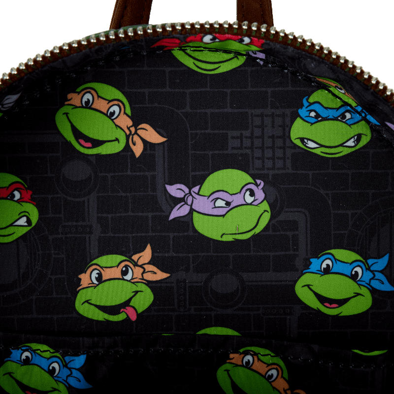 Produktbild Loungefly Teenage Mutant Ninja Turtles Figural Shell Convertible Mini Backpack & Crossbody Bag 2 von 5