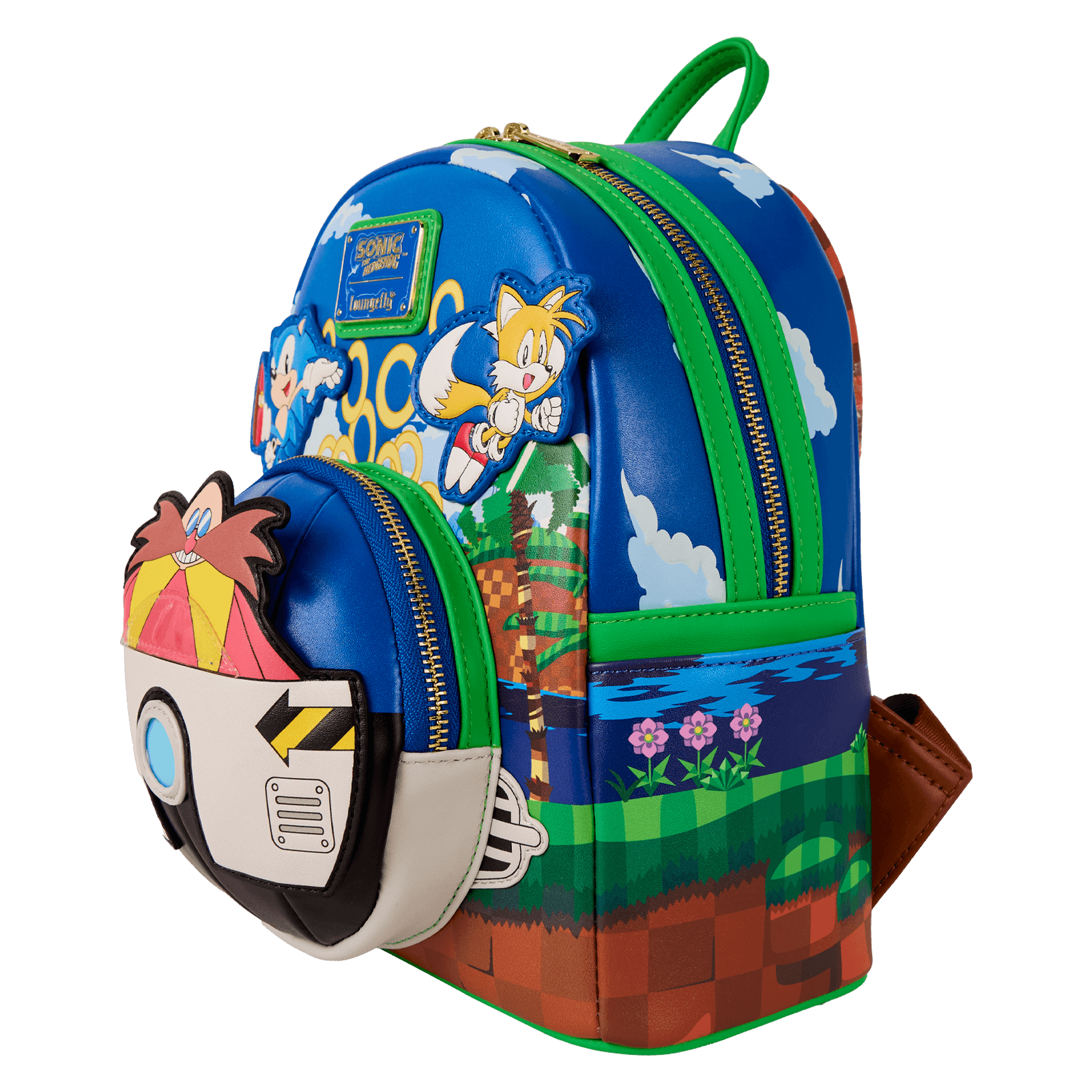 Produktbild Loungefly Sonic The Hedgehog Light Up Mini Backpack 4 von 7