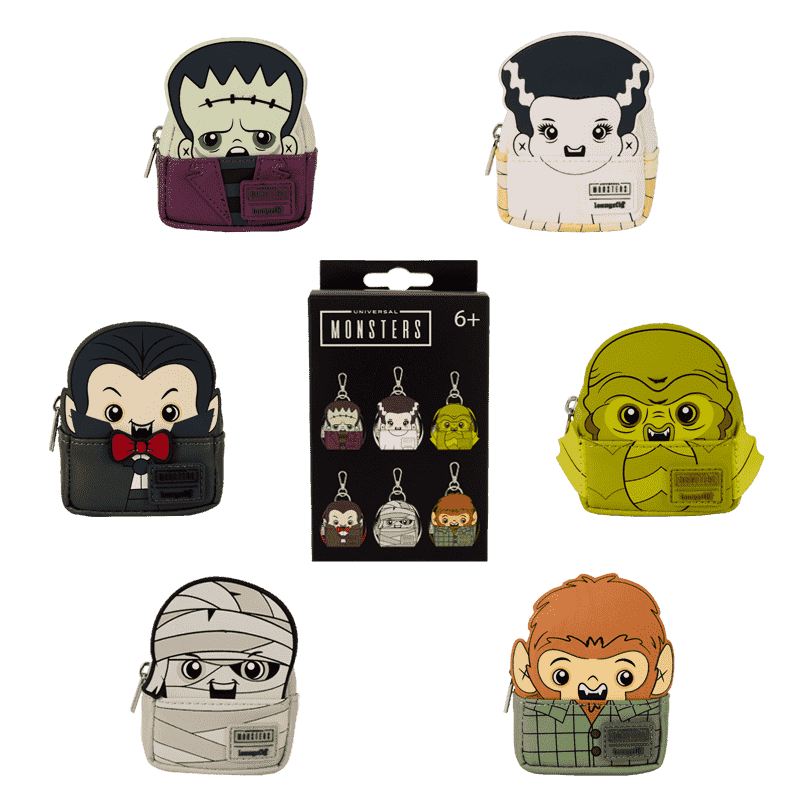 Loungefly Universal Monsters Mini Backpack Schlüsselanhänger Blind Box