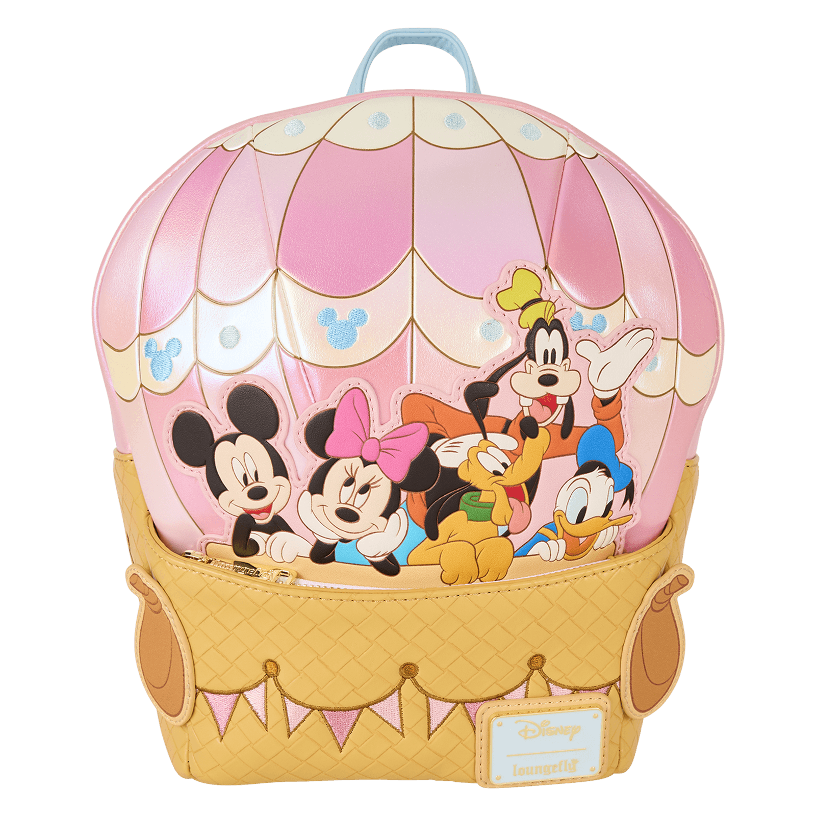 Loungefly Disney Mickey & Friends Hot Air Balloon Figural Mini Backpack