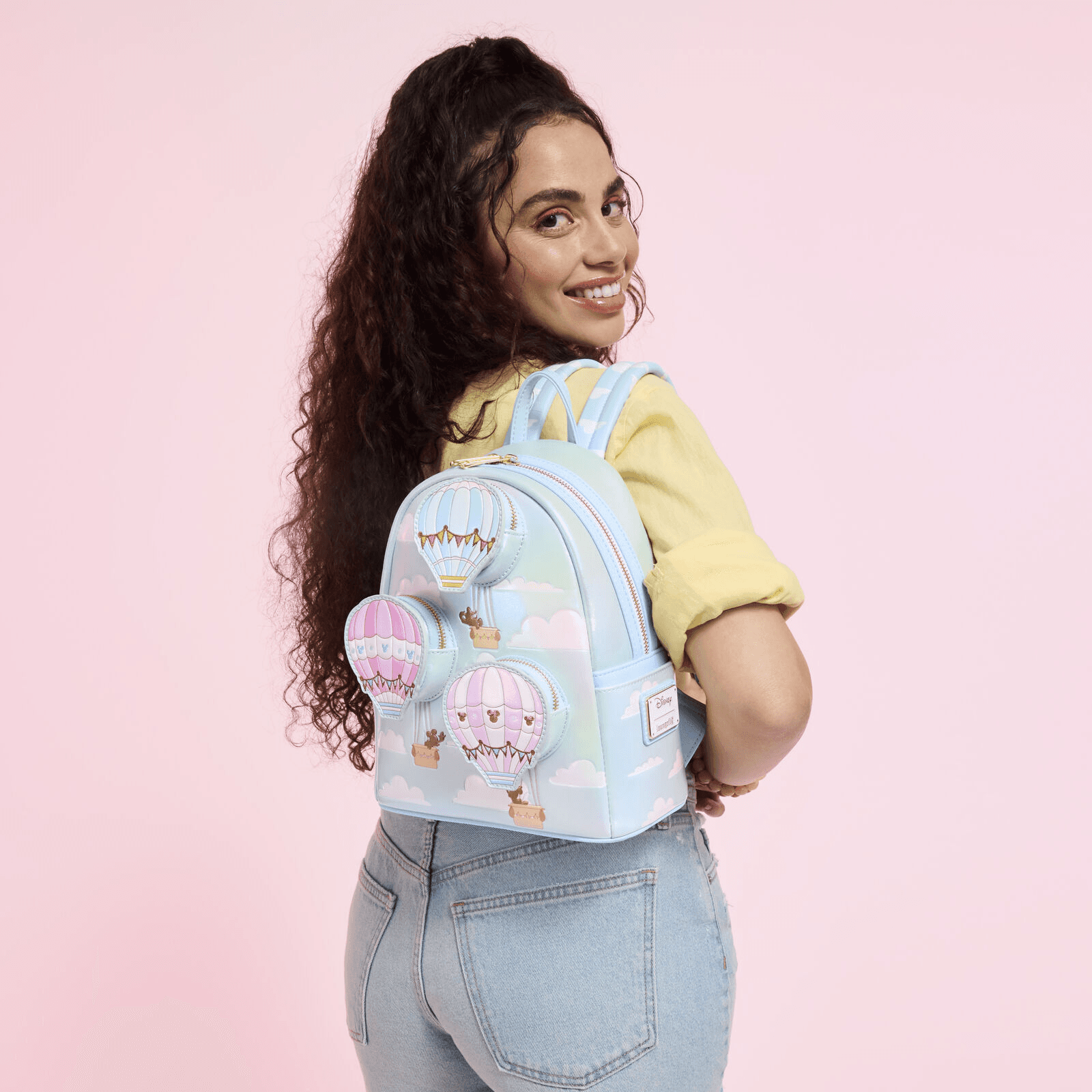 Produktbild Loungefly Disney Mickey & Friends Hot Air Balloon Mini Backpack 2 von 5