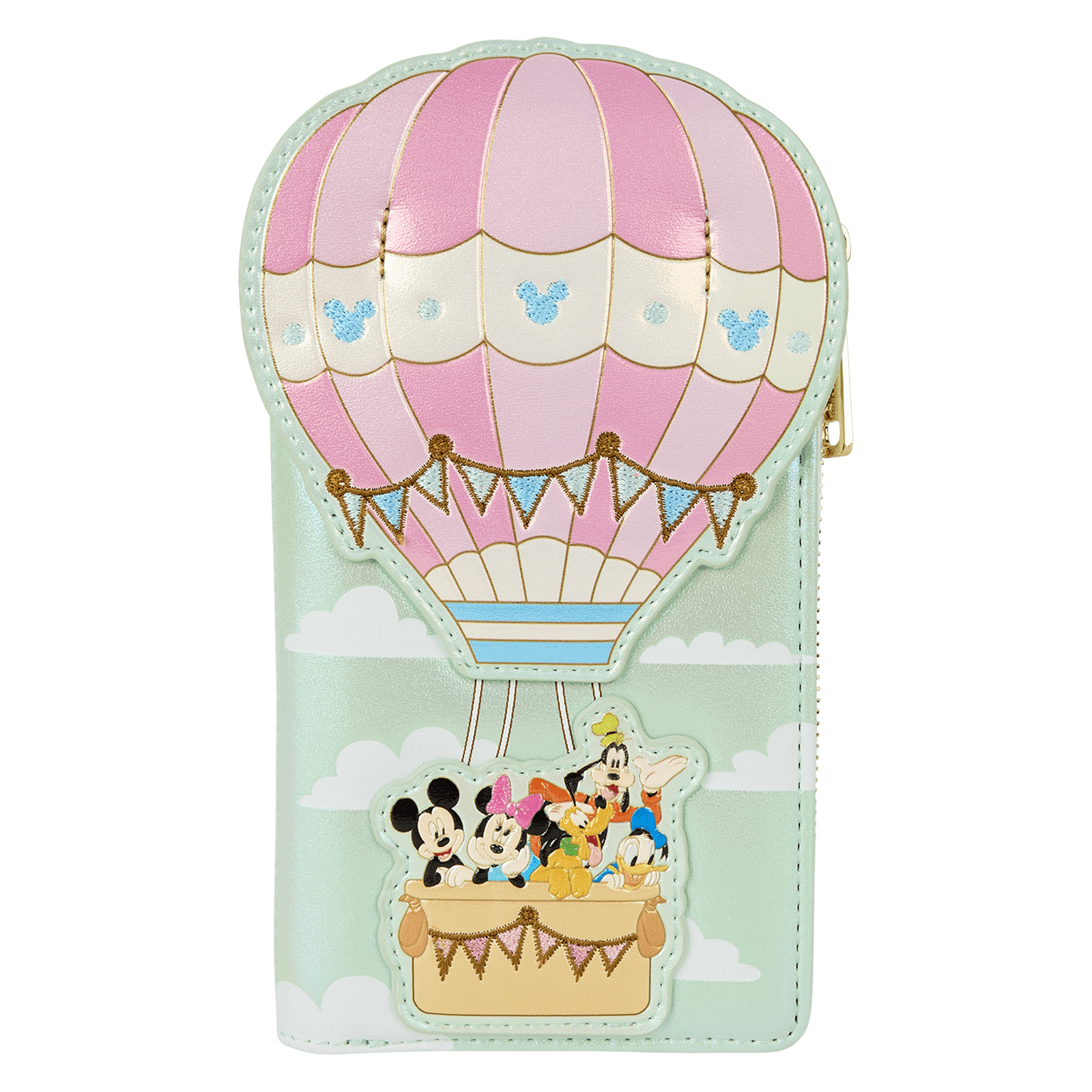 Loungefly Disney Mickey & Friends Hot Air Balloon Flap Wallet