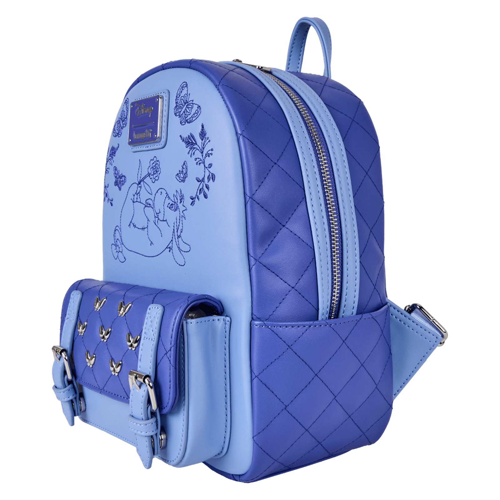 Produktbild Loungefly Disney Winnie The Pooh Floral Eeyore Quilted Texture Mini Backpack 4 von 6