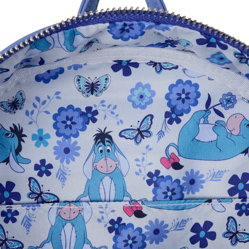 Produktbild Loungefly Disney Winnie The Pooh Floral Eeyore Quilted Texture Mini Backpack 2 von 6