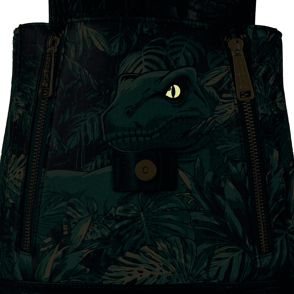 Produktbild Jurassic World Jungle Velociraptor Glow Drawstring Mini Backpack 5 von 8