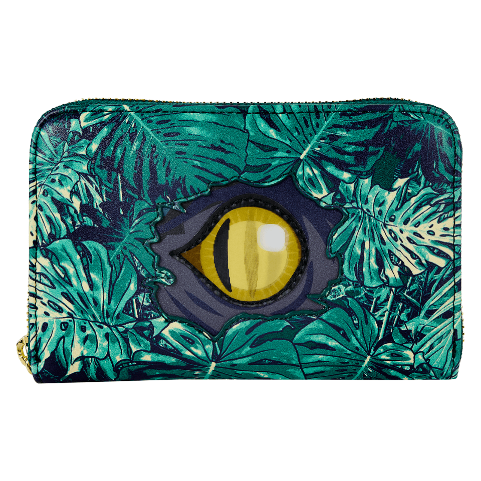 Jurassic World Jungle Velociraptor Lenticular Zip Around Wallet