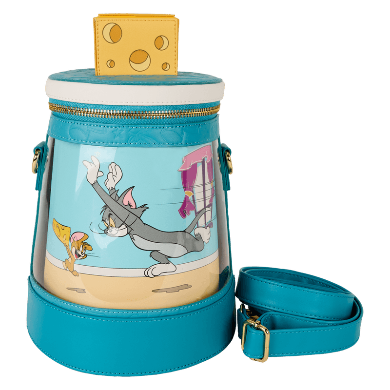 Tom and Jerry Spinning Scene Crossbody Bag