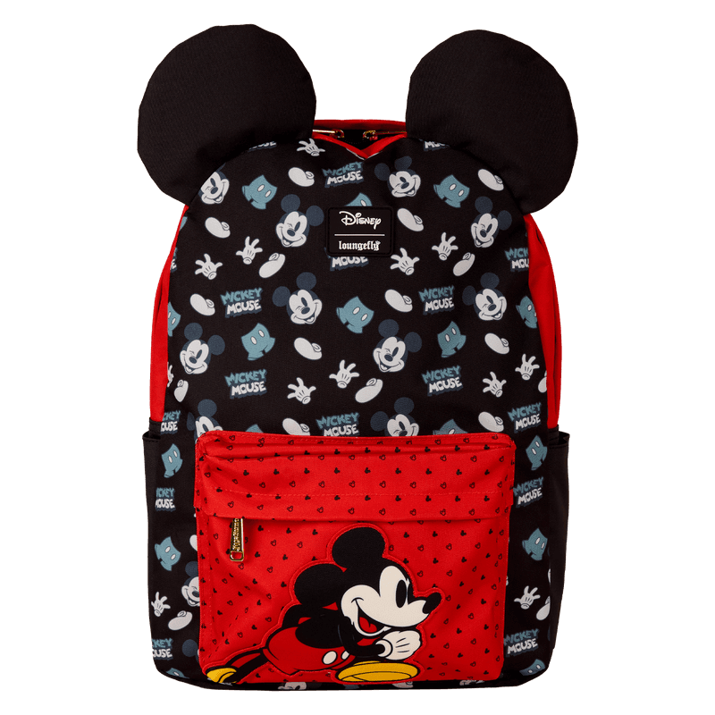 Disney Mickey Mouse All-Over Print Nylon Full-Size Backpack