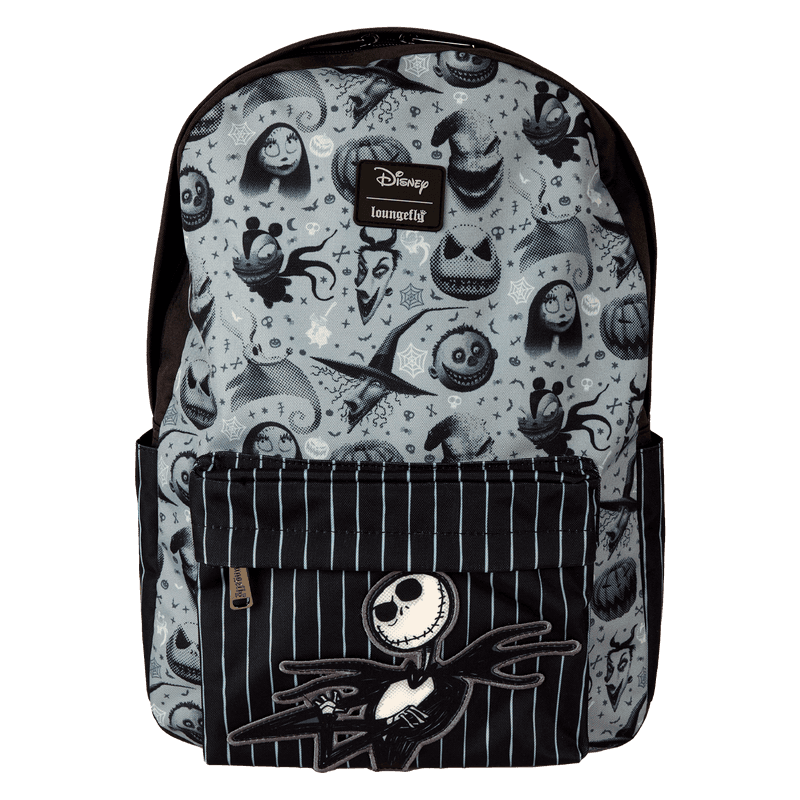 Disney The Nightmare Before Christmas All-Over Print Nylon Full-Size Backpack