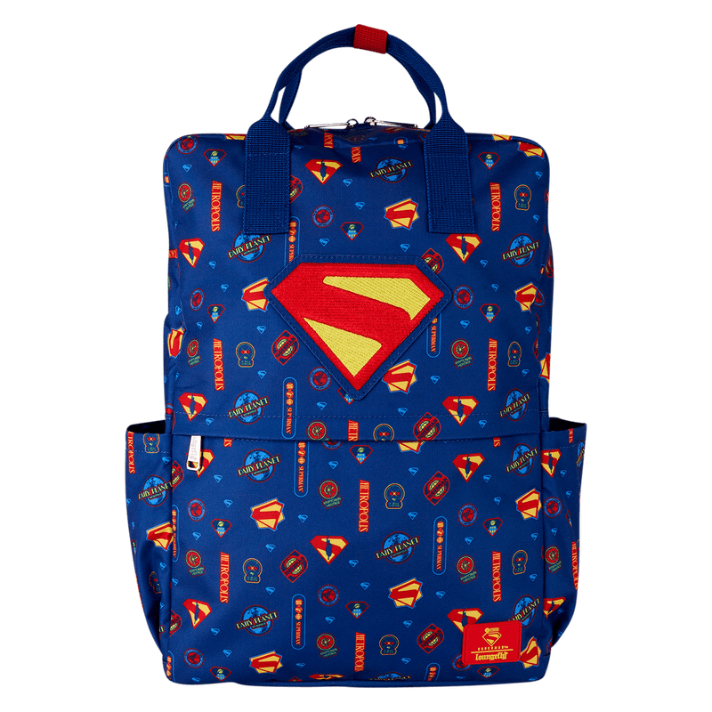Superman All-Over Print Nylon Full-Size Backpack
