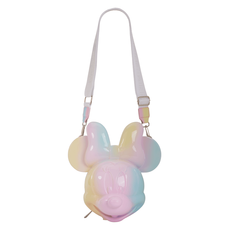 Disney Minnie Mouse Pastel Tie-Dye Molded Figural Crossbody Bag