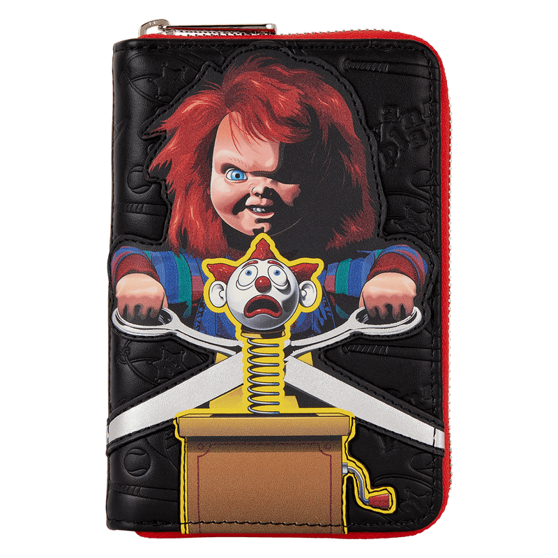 Chucky Clown Cosplay Zip Around Wallet