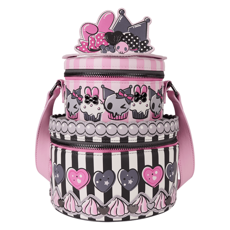 Sanrio My Melody & Kuromi Figural Cake Crossbody Bag