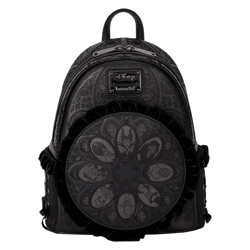 Loungefly Disney Villains Stained Glass Mini Backpack