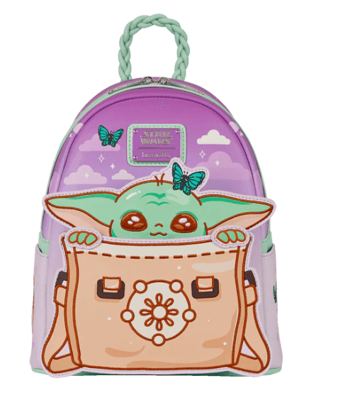 Loungefly - Star Wars - Grogu and Butterflies Mini Backpack